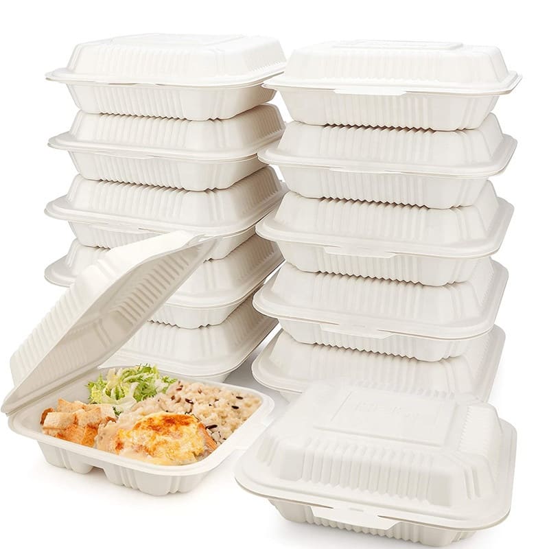 Wholesale Cornstarch Compostable Lunch Box For Food